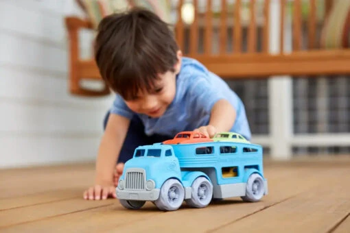 Car Carrier Set Toy (Blue) Green Toys - Image 2