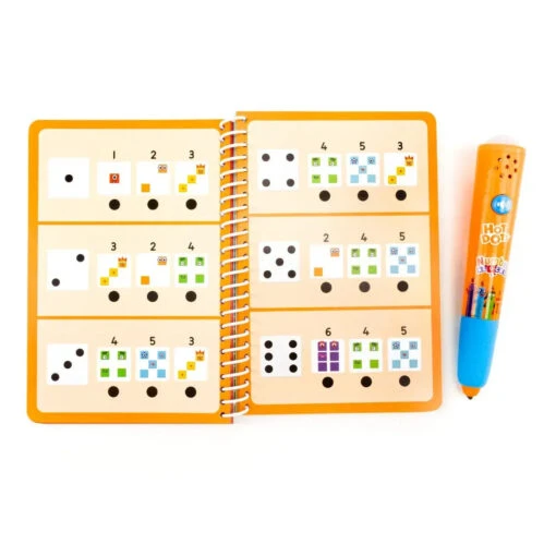 Learning Resources Hot Dots® Numberblocks® 1-10 Activity Book & Pen - Image 4