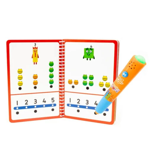 Learning Resources Hot Dots® Numberblocks® 1-10 Activity Book & Pen - Image 2