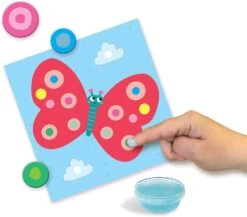 SES Creative My First 3 In 1 Finger Painting, Colouring Sticking Shapes -Hape Shop 3 in 1 Fingerpainting colouring and sticking shapes 3