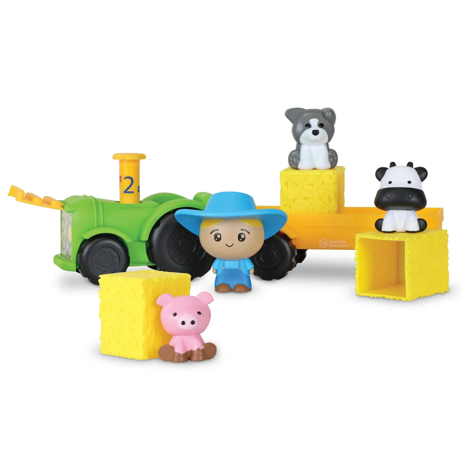 Learning Resources Peeksville Haul & Seek Tractor 2 Learning Resources Peeksville Haul & Seek Tractor - Image 2