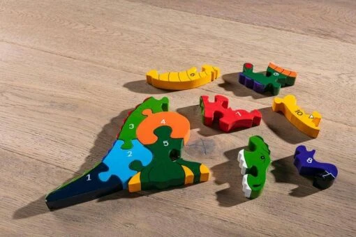 Number T-Rex Jigsaw Puzzle - Image 3