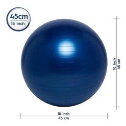 45cm Balance Ball No-Roll Weighted Seat-Blue -Hape Shop 45cm Balance Ball BlueSchoolSupplies