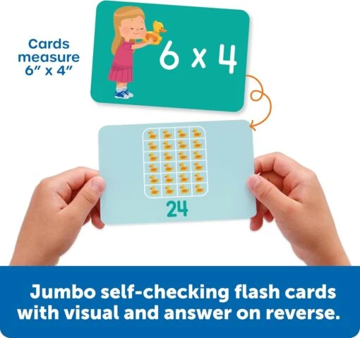 Learning Resources Jumbo Visual Multiplication Cards - Image 6