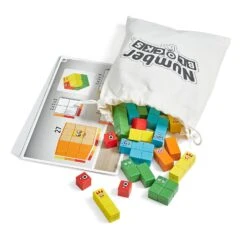 Learning Resources Numberblocks Wooden Building Blocks Activity Set -Hape Shop 71QQNE E1UL. SL1500