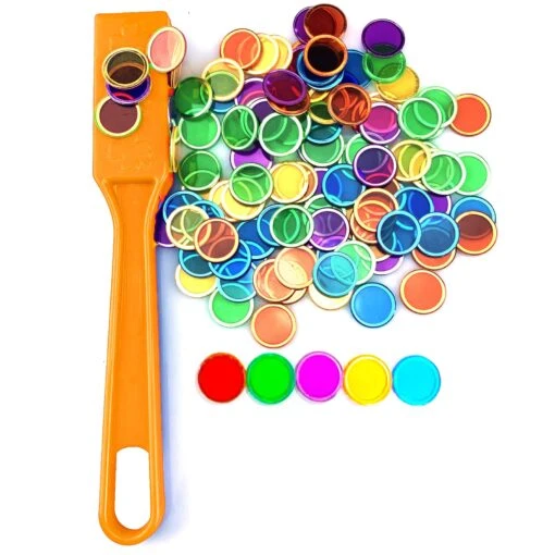 2 X Magnetic Wands And Coloured Chips Set