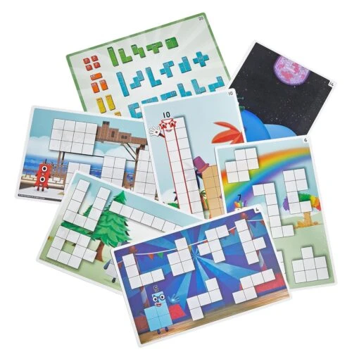 Learning Resources Numberblocks Wooden Building Blocks Activity Set - Image 5