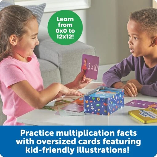 Learning Resources Jumbo Visual Multiplication Cards - Image 4