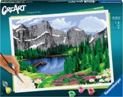Ravensburger Creart Painting By Numbers Mountain View
