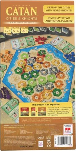 ASMODEE CATAN Cities & Knights 5-6 Player Expansion 6th Edition -Hape Shop 81J2a nUe5L. AC SL1500