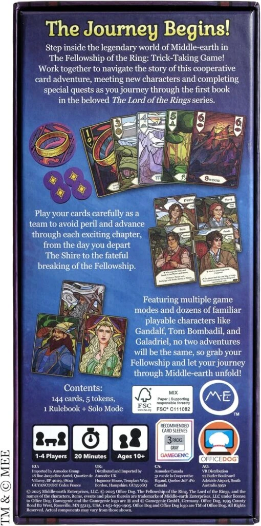 The Lord Of The Rings - The Fellowship Of The Ring: Trick-Taking Game - Image 2