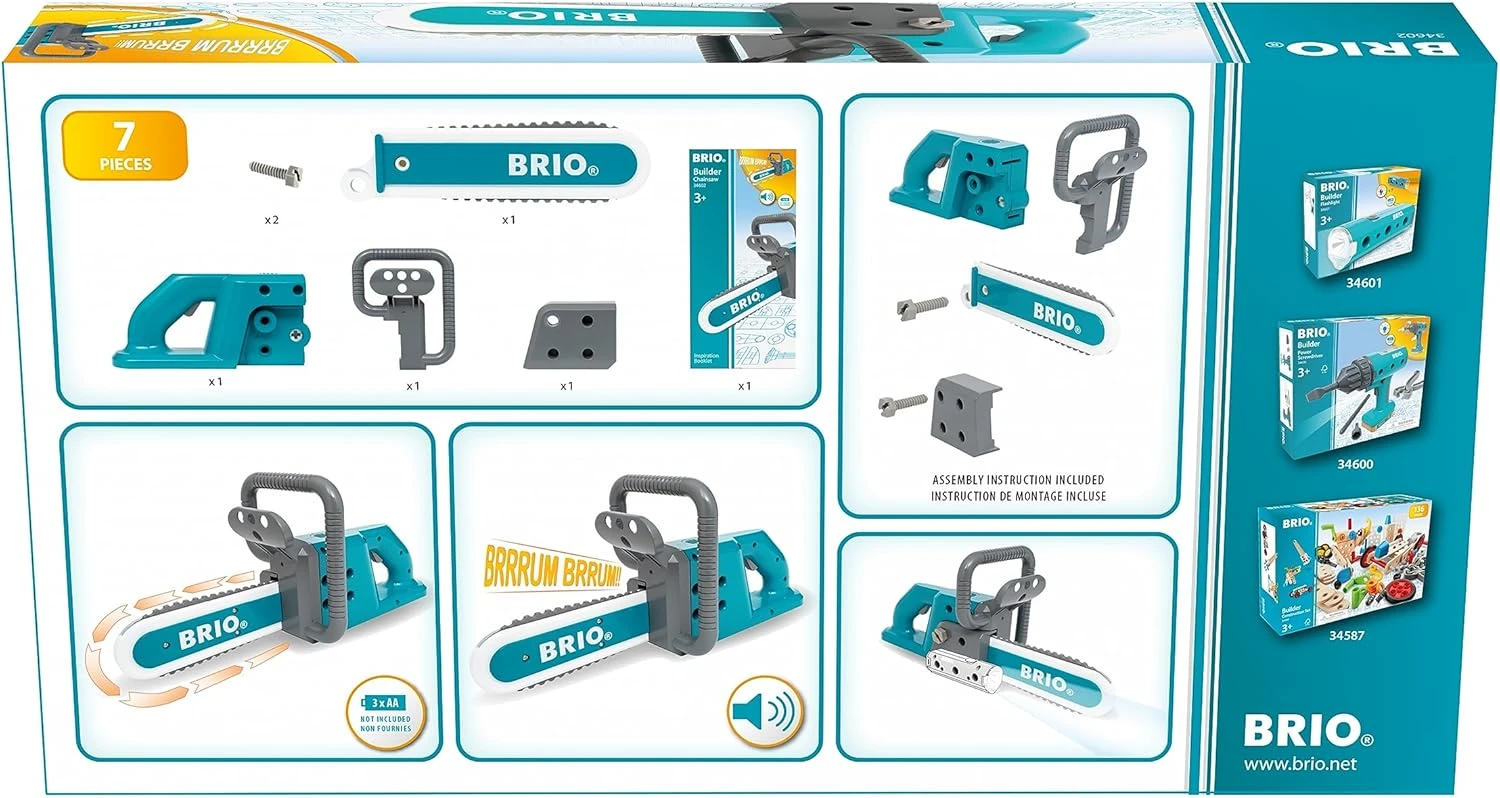 BRIO Builder Chainsaw Power Tool 3 BRIO Builder Chainsaw Power Tool - Image 3
