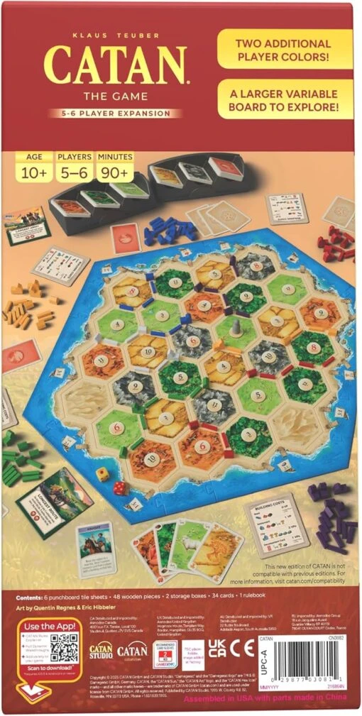ASMODEE Catan 6th Edition 5-6 Players Expansion - Image 2