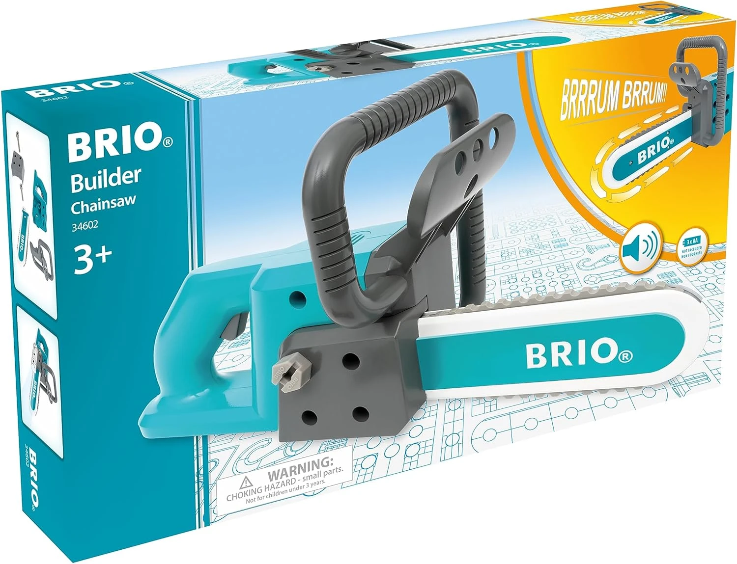 BRIO Builder Chainsaw Power Tool 1 BRIO Builder Chainsaw Power Tool
