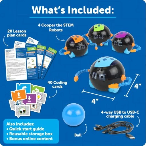 Learning Resources Cooper The STEM Robot Classroom Set - Image 4