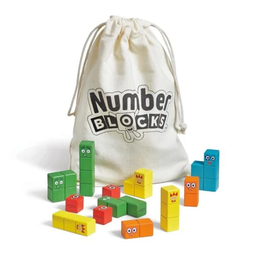 Learning Resources Numberblocks Wooden Building Blocks Activity Set - Image 3