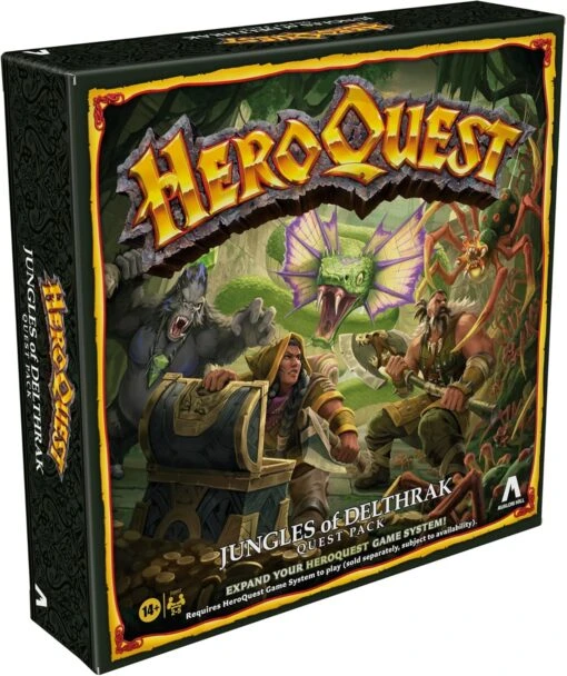 Hasbro HeroQuest - Jungles Of Delthrak Quest Pack