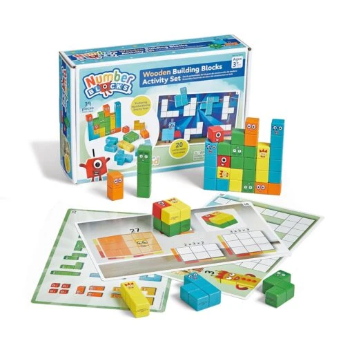 Learning Resources Numberblocks Wooden Building Blocks Activity Set