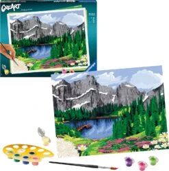 Ravensburger Creart Painting By Numbers Mountain View -Hape Shop 91aY01VECUL. AC SL1500