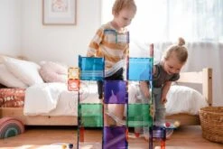 Connetix Magnetic Tiles 92 Piece Ball Run Pack -Hape Shop 92 Pc Ball Runconnetix 3
