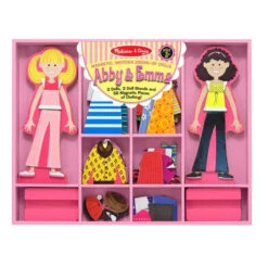 Melissa & Doug Abby & Emma Magnetic Dress-Up Set