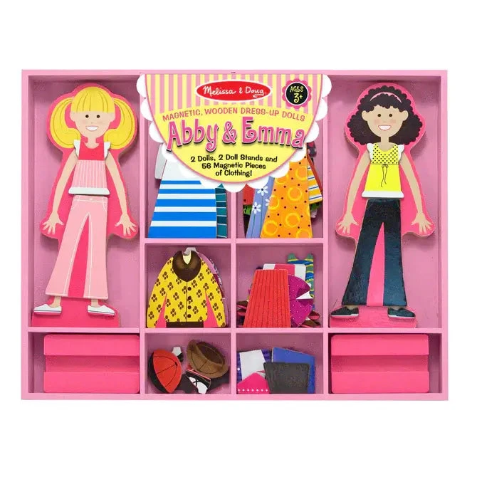 Melissa & Doug Abby & Emma Magnetic Dress-Up Set 1 Melissa & Doug Abby & Emma Magnetic Dress-Up Set