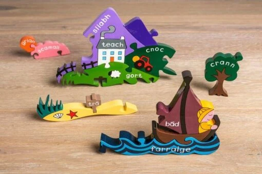Irish Scene Jigsaw Puzzle (As Gaeilge) - Image 3