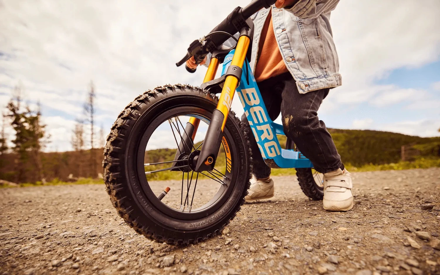 Berg BIKY Cross Blue Handbrake 4 Berg BIKY Cross Blue Handbrake - Image 4