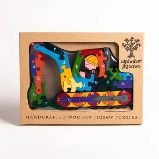 Alphabet Digger Wooden Jigsaw Puzzle - Image 2