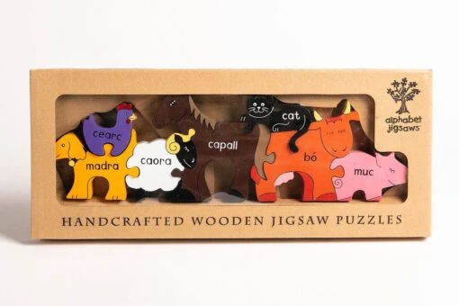 Farm Animals In Irish Jigsaw Puzzle (As Gaeilge) - Image 2
