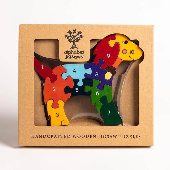 Number Dog Wooden Jigsaw Puzzle 2 Number Dog Wooden Jigsaw Puzzle - Image 2