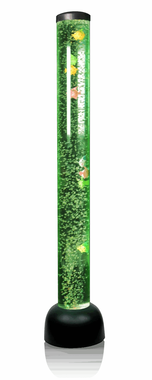 Playlearn Bubble Tube - Black With Fish - Image 11