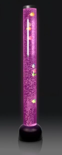 Playlearn Bubble Tube - Black With Fish -Hape Shop BT100 Bubble Tube 105cm Black bubble purple scaled 1