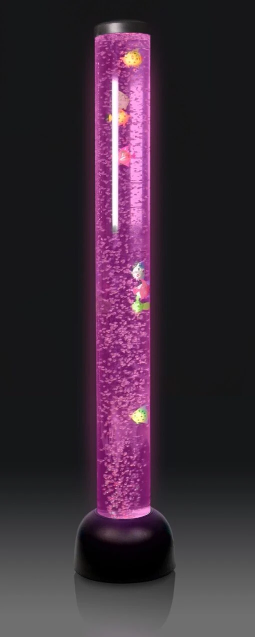 Playlearn Bubble Tube - Black With Fish - Image 10