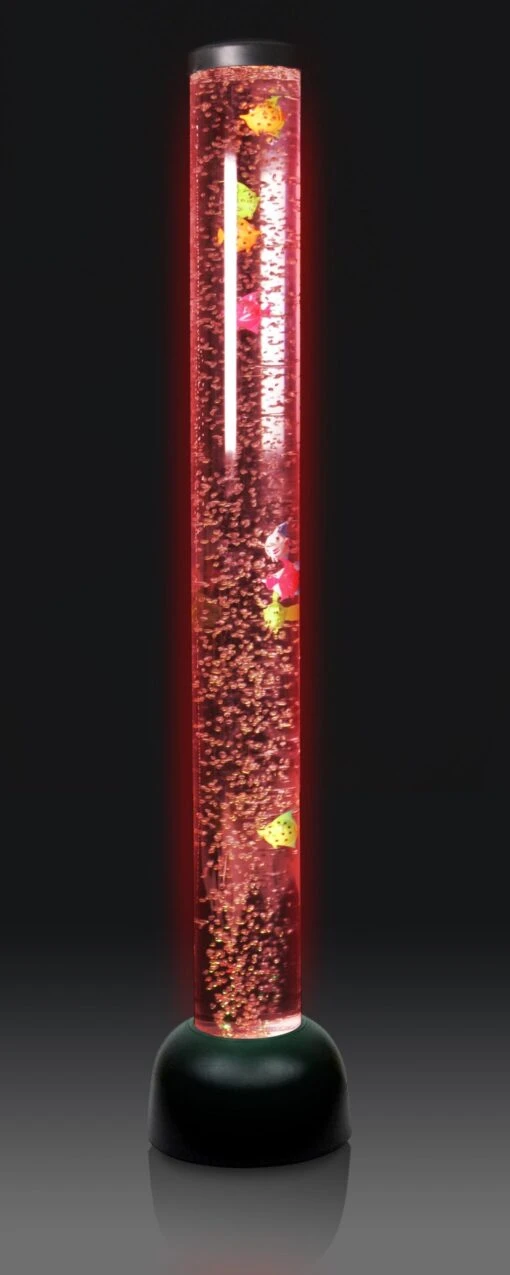 Playlearn Bubble Tube - Black With Fish - Image 9