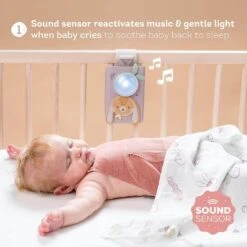 TAF Toys Baby Soothing Sound Machine With Cry Activated Sensor Bunny Soother And Swaddle Set -Hape Shop BabySoothingSoundMachinewithCryActivatedSensor 3