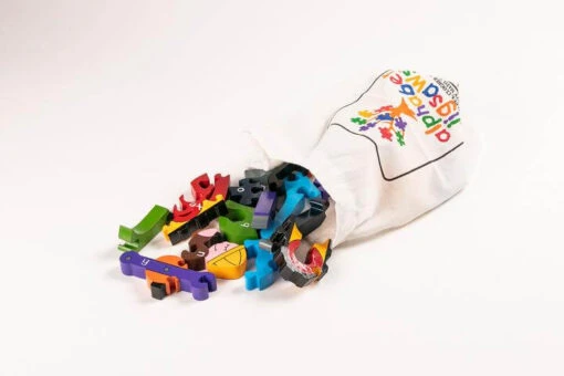 Alphabet Digger Wooden Jigsaw Puzzle - Image 4