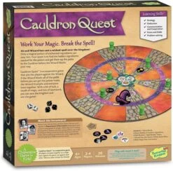 Peaceable Kingdom Cauldron Quest Cooperative Potions And Spells Game For Kids -Hape Shop CauldronQuest 3
