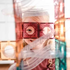 Connetix Magnetic Tiles 106 Piece Pastel Ball Run -Hape Shop Connetix 106pc pastel ball run 3