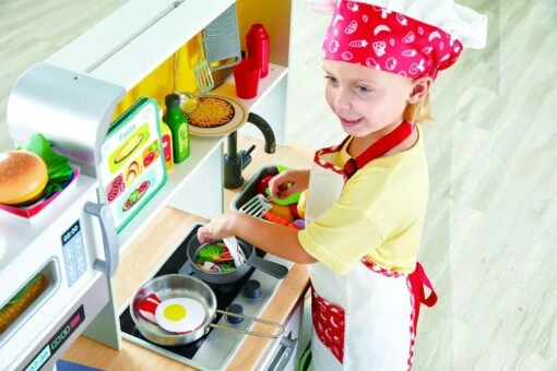 Hape Deluxe Kitchen Playset With Fan Fryer - Image 2