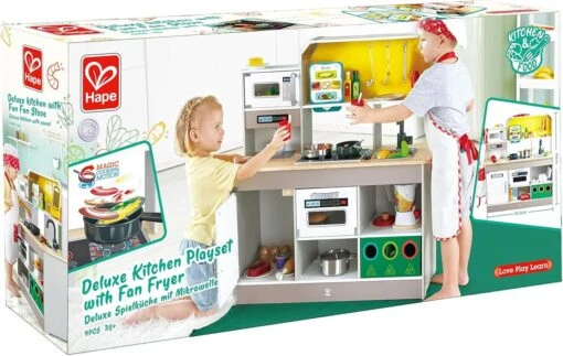 Hape Deluxe Kitchen Playset With Fan Fryer - Image 5