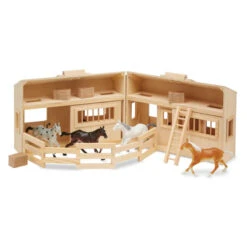 Fold & Go Stable Melissa & Doug -Hape Shop Fold Go Stable 003704 1 Pieces Out 5a5fd470 8e8c 41f3 af14 8a9857debe47