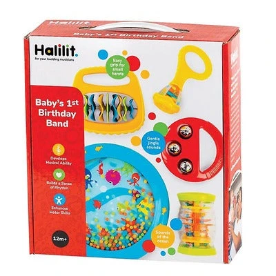 Halilit Baby's First Birthday Band Gift Set 1 Halilit Baby's First Birthday Band Gift Set