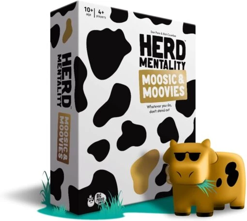 Herd Mentality Moosic & Moovies Quiz Family Card Game - Image 2