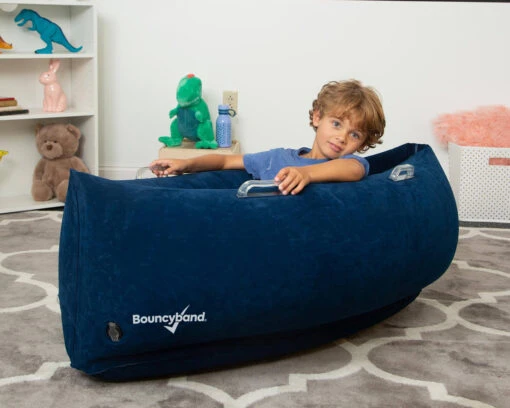 Hugging Inflatable Peapod Sensory Hug Canoe 1.2mtr/Blue By Bouncyband - Image 3