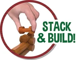 K'NEX Lincoln Logs 100th Anniversary Tin 111 Pieces -Hape Shop LincolnLogs 1