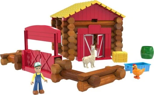 K'NEX Lincoln Logs Fun On The Farm Building Set - Image 8