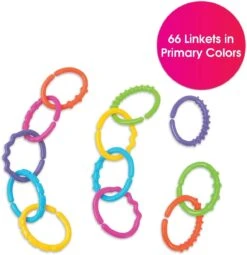 Edushape Linkets Sensory Toy - 66 Pieces -Hape Shop Linkets 1