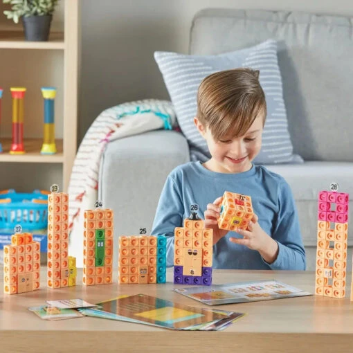 Learning Resources MathLink® Cubes Numberblocks® 21-30 Activity Set - Image 2