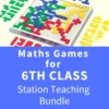 Maths Games For 6th Class - Station Teaching Bundle